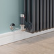 ECHO-CR-CA-LS00 - Echo Corner TRV Chrome & Anthracite Thermostatic Radiator Valve ECHO-CR-CA-LS00 - Echo Corner TRV Chrome & Anthracite Thermostatic Radiator Valve